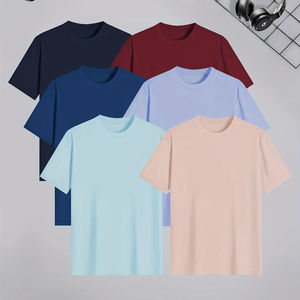 เสื้อยืดสำหรับผู้ชายเสื้อยืดผ้าฝ้ายคุณภาพสูง220ก. เสื้อยืดผ้าฝ้ายแท้สี100% เสื้อยืดโลโก้ออกแบบได้ตามต้องการ - Product Image 1