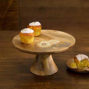 Custom 4 Tier Cupcake Tower Stand Soporte de pastel de madera con bandeja escalonada Decoración Soporte de exhibición en forma de flor - Product Image 4