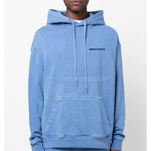 Sudaderas con capucha de lavado ácido para hombres de moda de calidad superior Sudaderas con capucha de lavado ácido de mezcla de algodón básico para hombres - Product Image 3