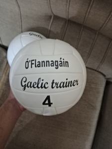 Custom Designed Classic Gaelic <b>Football</b> GAA Size 4 PU <b>Leather</b> Durable Soccer Ball Ready to Ship Outdoor Use - Product Image 5