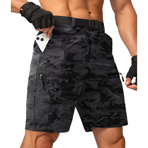 Shorts de randonnée cargo pour hommes avec logo personnalisé, séchage rapide, pour voyages et trekking, fournisseur OEM - Product Image 1