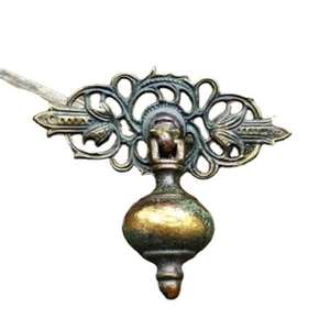 Aldaba de puerta de latón puro con acabado antiguo, diseño moderno duradero para dormitorio, acabado dorado de alta demanda para el hogar, Hotel o Villas - Product Image 1