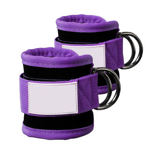 Sangles de cheville réglables en néoprène rembourrées pour l'entraînement musculaire, support de musculation, sangles de fitness de bonne qualité, sangles de cheville pour la salle de sport, service OEM - Product Image 1