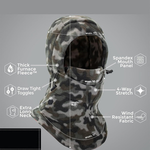 Masque cagoule avec logo personnalisé, chaud et respirant pour les sports d'hiver et la moto pour la pêche, remises sur commande en gros - Product Image 3