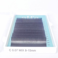 Extensions de cils ELFA Vietnam professionnelles, super douces, en fibres PBT coréennes 0.03 0.05 CC, fini mat, volume classique, cruelty-free