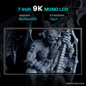 Impresora 3D de Resina ELEGOO Mars 4 9K, Automática, Industrial/Dental/Joyería, Impresora de Tarjetas, DLP/Pantalla Digital, Usada, PLA - Product Image 4