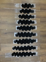 Lots de Cheveux Funmi Body Wave Super Double Drawn de 16 à 32 Pouces, Qualité Supérieure, Couleur Naturelle Brillante, Vente en Gros