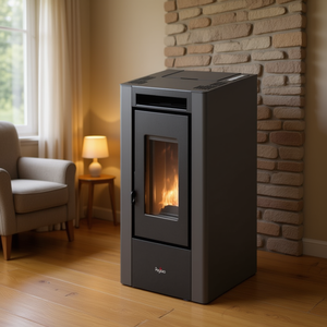Poêle à granulés ELLIOT 6 Anthracite 4 étoiles 5,5 kW Classe A+ 7025066 - Product Image 3