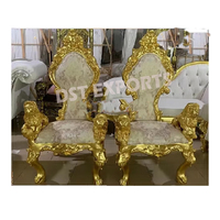Chaises de réception de mariage élégantes, chaises de mariage pour la mariée et le marié, ensemble de trônes de mariage, Australie, Californie