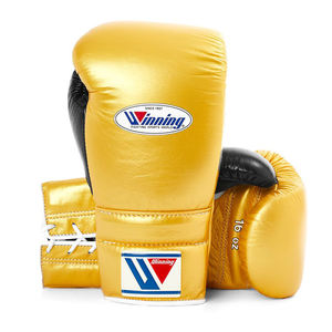 Gants de boxe en cuir de haute qualité personnalisés 10oz 12oz 14oz 16oz gants d'entraînement de combat lacés OEM ODM fournisseur en gros - Product Image 1