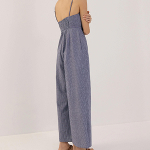 <span class=keywords><strong>Tuta</strong></span> lunga moda <span class=keywords><strong>donna</strong></span> con stampa elegante Rayon in <span class=keywords><strong>lino</strong></span> con scollo a V - Product Image 5