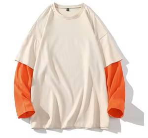 Nueva llegada de los hombres 100% algodón camiseta de manga larga de más alta calidad con el trabajo personalizado precio al por mayor - Product Image 4