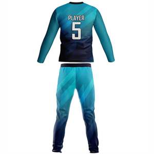 Maillots de cricket unisexes, uniformes, 360g, 100% polyester, légers, manches longues, col polo, impression par transfert thermique, équipe personnalisée - Product Image 5