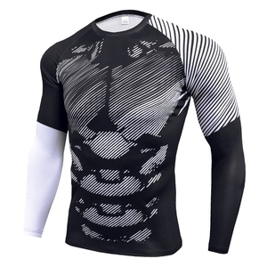 Rash Guard BJJ avec impression de logo personnalisée, respirant, séchage rapide, écologique, manches longues - Product Image 2