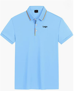 Polos décontractés pour hommes en coton à la mode Chemises de tennis tactiques de golf à manches courtes d'été de bd - Product Image 3