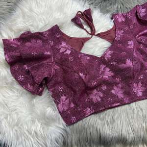 BLOUSE DE STYLE À MANCHES À VOLANTS EN TISSU IMPORTÉ PAR FABZONE - Product Image 5