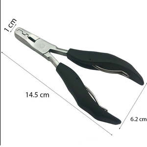 Pince à retirer les liens de kératine en acier inoxydable pour extensions capillaires – Outil premium pour dissoudre la colle imperméable - Product Image 4