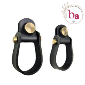 Pomos de armario de puerta de cajón de cuero de diseño moderno y tirador de calidad de exportación [HBRMW 259] para apartamentos - Product Image 1