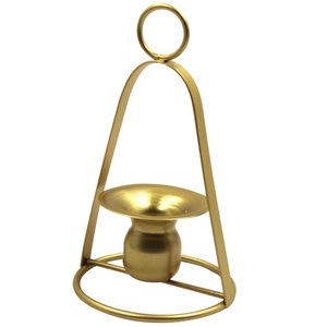 Superfine Quality Modern Black Wrought Metal Portable Hanging <b>Sconce</b> Holder Tabletop Candle Stand for Home <b>Lighting</b> Christmas - Product Image 4