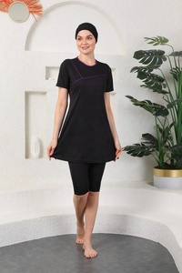 Ensemble Burkini Personnalisé 2026 pour Femme – Maillot de Bain 2 Pièces à Logo Frontal Coupe Haute Séchage Rapide – Meilleure Vente - Product Image 4