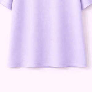 T-shirts pour garçons et filles, 100% coton, doux, respirant, manches courtes, haut décontracté d'été, 100% confortable, léger, à porter au quotidien - Product Image 6