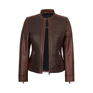 Veste en cuir vintage noire pour homme, style hiver, fermeture éclair, polyester/coton, lavage vintage - Pakistan - Product Image 6