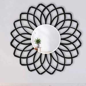 Venta caliente hecho a medida moderno diseño de flores espejo de pared de Metal hecho a mano espejo de alta calidad para bodas - Product Image 1