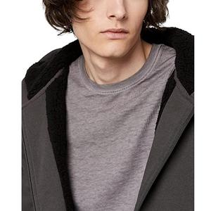 Sweat-shirt à capuche pour homme, vêtement d'hiver en coton, couleur unie, impression personnalisée, coupe ajustée, manches longues, du Bangladesh, vente en gros, 100% - Product Image 3