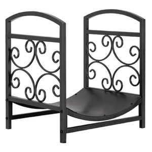 Modern Steel Firewood Holder With Fireplace Tool Set And Heavy Duty Stand For Indoor <b>Log</b> Storage Home Heating Accessories - Product Image 3