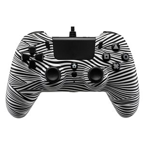 Playstation 4 Gamepad Black White Wired <b>Controller</b> Ps4 <b>Usb</b> Type A - Product Image 1