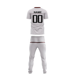 Último diseño 100% poliéster Cricket Jersey y pantalón Cricket uniforme - Product Image 4