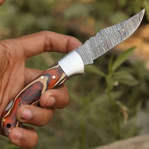 Couteau pliant en acier damas professionnel en plein air petit couteau de poche pliant en gros 2025 nouveau Design couteau de Camping en plein air - Product Image 4