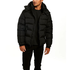 Men's 2025 Best Selling Street Wear Casual Style Hooded Winter Puffer Jacket Eco-Friendly <b>Waterproof</b> <b>Warm</b> Fashion Stand Collar - Product Image 2
