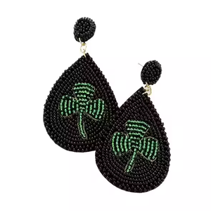 Pendientes de gota de agua bordados hechos a mano de estilo bohemio, piezas llamativas ligeras para mujeres, ideales para fiestas, artesanías de MD - Product Image 4