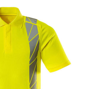 Camiseta Polo de Seguridad Personalizada de Poliéster Transpirable de Alta Visibilidad con Cuello Camisero y Manga Corta para Hombre - Product Image 5