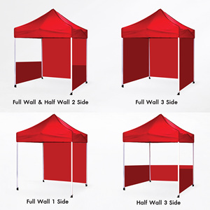 Carpa emergente con marco de aluminio para PC, resistente al agua, para eventos al aire libre, logotipo publicitario impreso, soportes hexagonales para exposiciones, ferias comerciales - Product Image 5