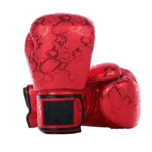 Guantes de Boxeo Cómodos con Logotipo Personalizado OEM para Unisex, Guantes de Boxeo de Piel Sintética PU con Estampado, para Entrenamiento Informal - Product Image 1