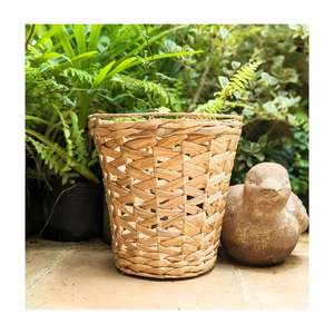 Panier de rangement pliable de haute qualité panier de jacinthe d'eau tissé à la main Offre Spéciale panier à linge du Vietnam - Product Image 5