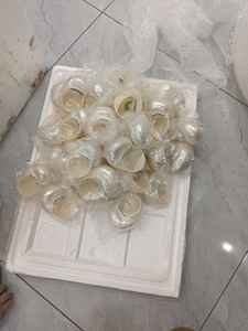 แก้วไวน์ผิวด้านนอกพร้อมวัสดุทำด้วยมือสำหรับร้านอาหารงานแต่งงานและการรับประทานอาหารขณะล่องเรือ - Product Image 6