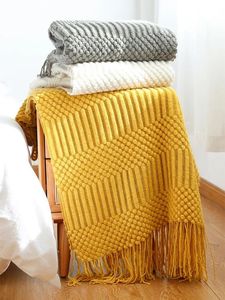 Avior 100% coton écologique gaufré couverture légère douce jeter Vintage Plaid Style tissé à la main quatre saisons caractère inde - Product Image 2