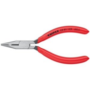 For KNIPEX 125 mm <b>Long</b> Flat/Round Straight Polished Flat-<b>Nose</b> Pliers with Plastic Coating - Product Image 3