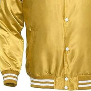 100% Varsity Jacket Impresión personalizada Chaqueta de manga larga para hombre Hombres Liso en blanco Varsity Letterman Chaquetas para hombres - Product Image 4