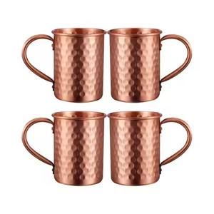 Taza de cobre estándar de primera calidad con asa Taza de metal personalizada para restaurantes Fiestas Agua y regalos - Product Image 3