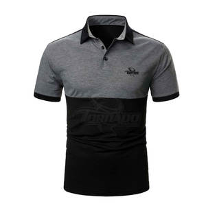 Polo pour hommes de couleur unie pour adultes polo pour hommes de grande taille vêtements d'été polos à manches courtes - Product Image 1