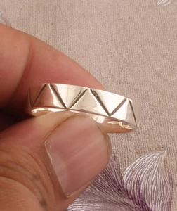 Anillo giratorio de Plata de Ley 925 para mujer, sortija antiansiedad con cuentas talladas - Product Image 5