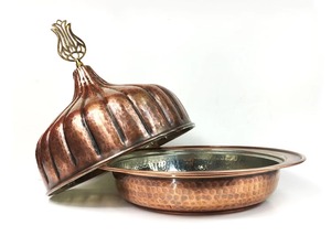 Las propiedades antimicrobianas naturales del plato de cobre son perfectas para Servir comidas saludables, regalos de inauguración de la casa, artículos de tendencia - Product Image 5