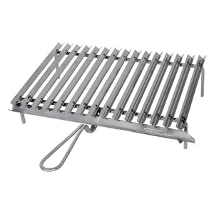 Polished Chrome Stainless Steel Grease Collection Grill 50x35cm for <b>BBQ</b> Model 20630 - Product Image 1
