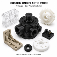 Fabrication de pièces en plastique sur mesure, usinage CNC, faible MOQ, pièces CNC en ABS, PC, POM, PP, nylon