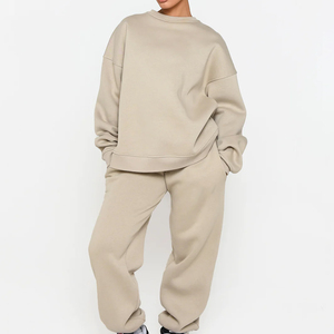 Traje de jogging personalizado para mujer, conjunto de dos piezas, 2024, sudadera informal y pantalones de chándal, conjunto de dos piezas para mujer - Product Image 3