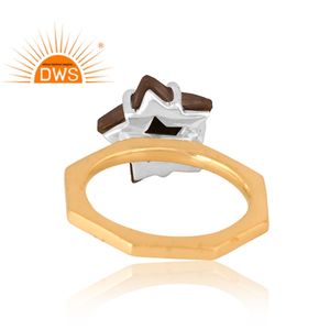 Stylish Design 925 Sterling Silver Natural Gold Sheen <b>Obsidian</b> Gemstone Ring Custom Design <b>Jewelry</b> For Women Gift For Her - Product Image 2